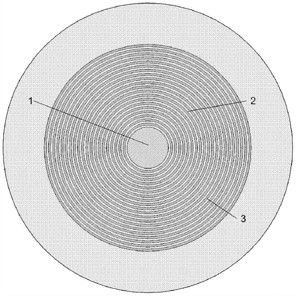 Single crystal fiber with Bragg structure cladding and manufacturing method thereof