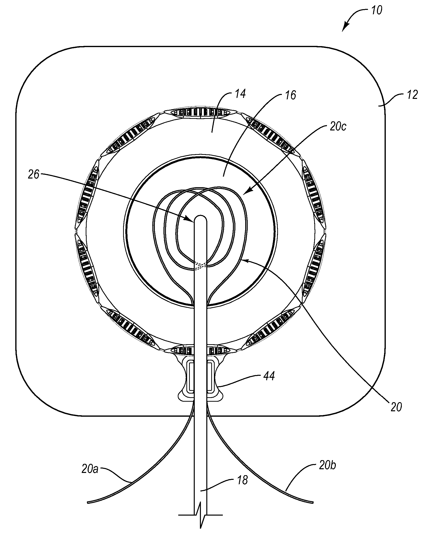 Self suturing anchor device