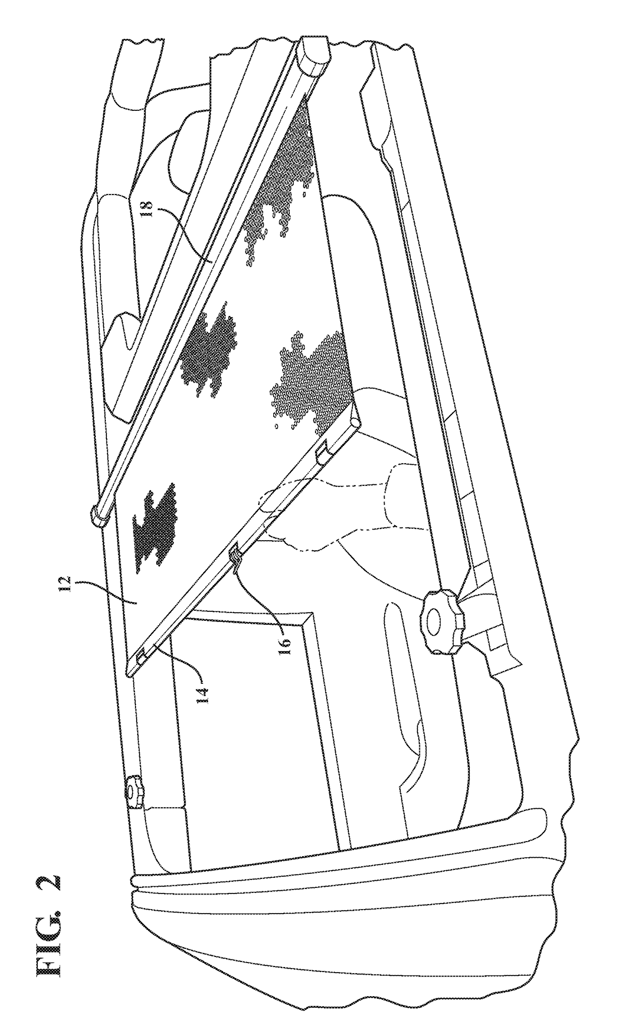 Retractable overhead shade