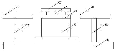 Tapping clamp used for nut machining