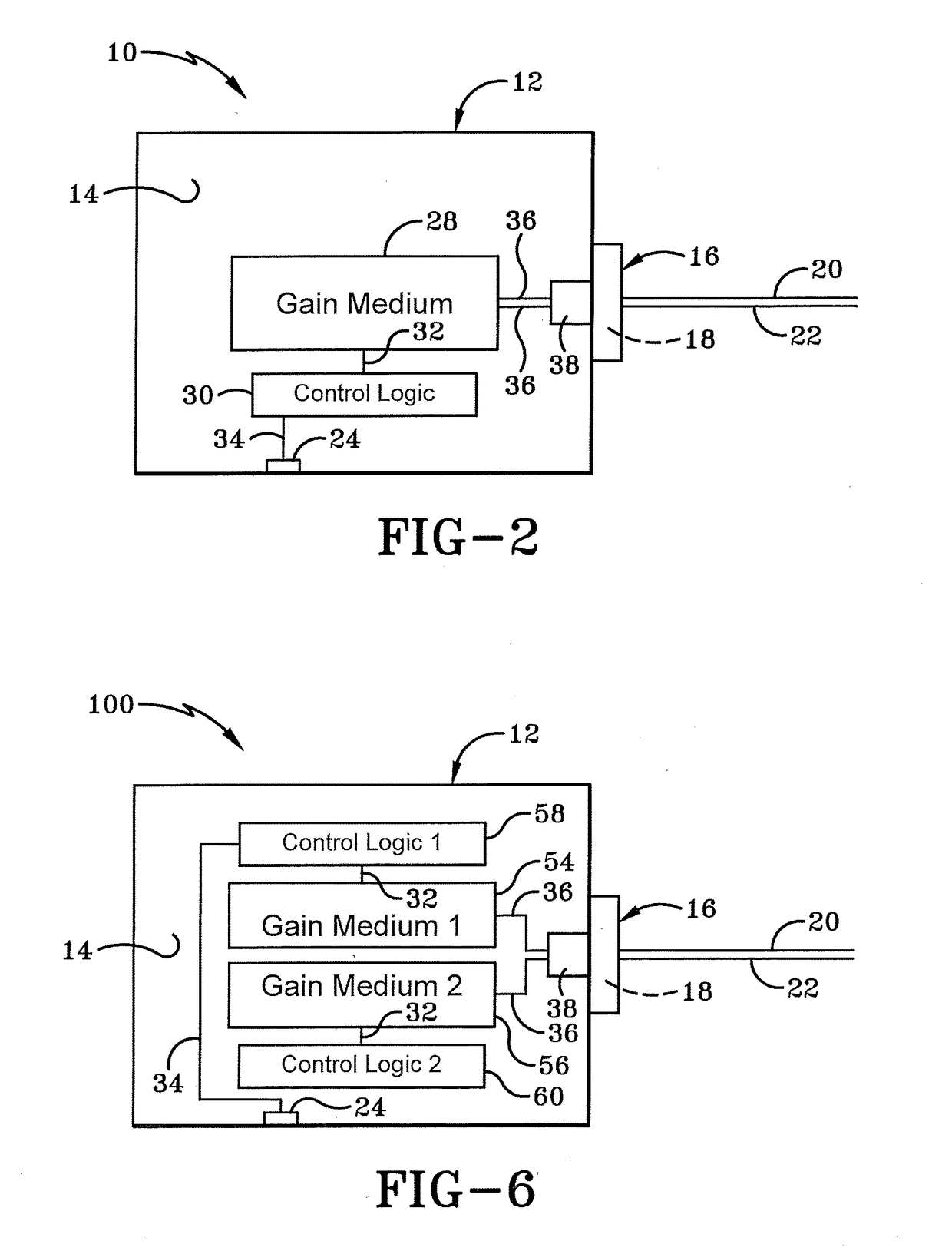 Hybrid laser countermeasure line replaceable unit and method of upgrading therewith