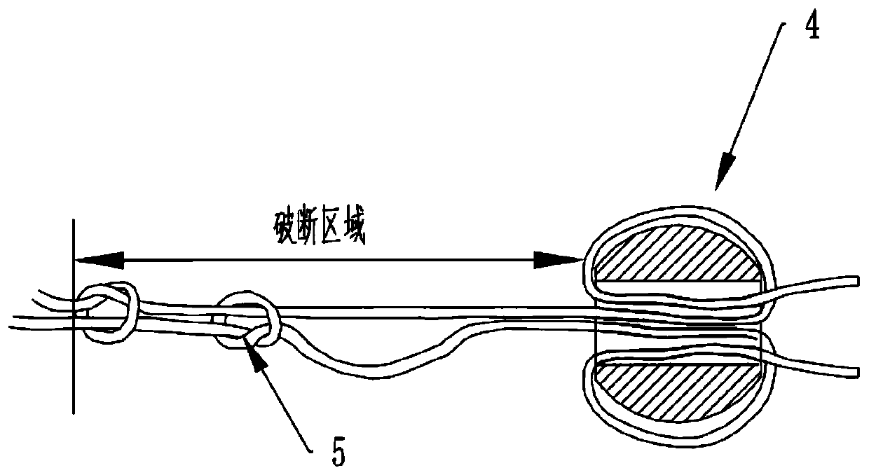 A sealing assembly with a comb-tooth stopper for a soft core-taking bag