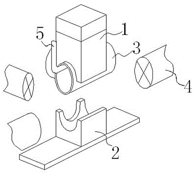 Full automatic malleable cast iron pipe fitting flat head machine and processing method thereof