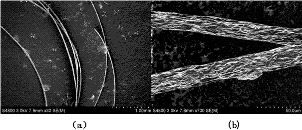 Preparation method of conductive high-strength graphene-reinforced polymer fiber