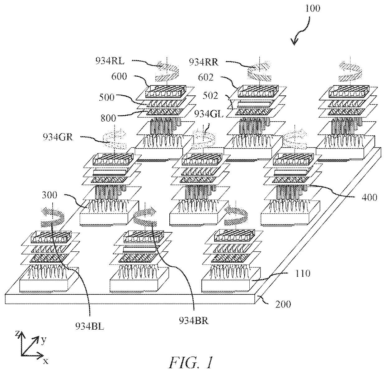 Illumination apparatus comprising passive optical nanostructures