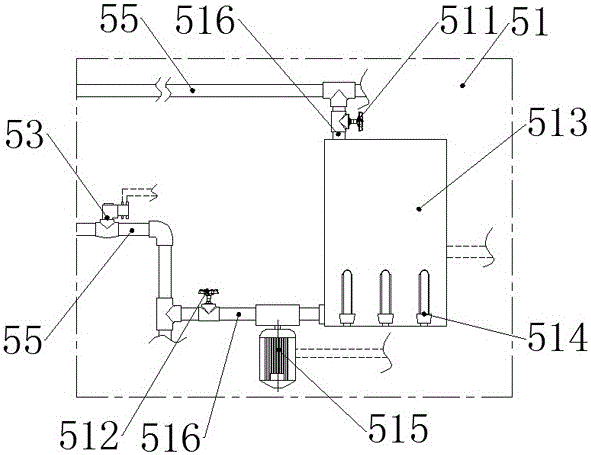 A kind of water heater heating type ondol