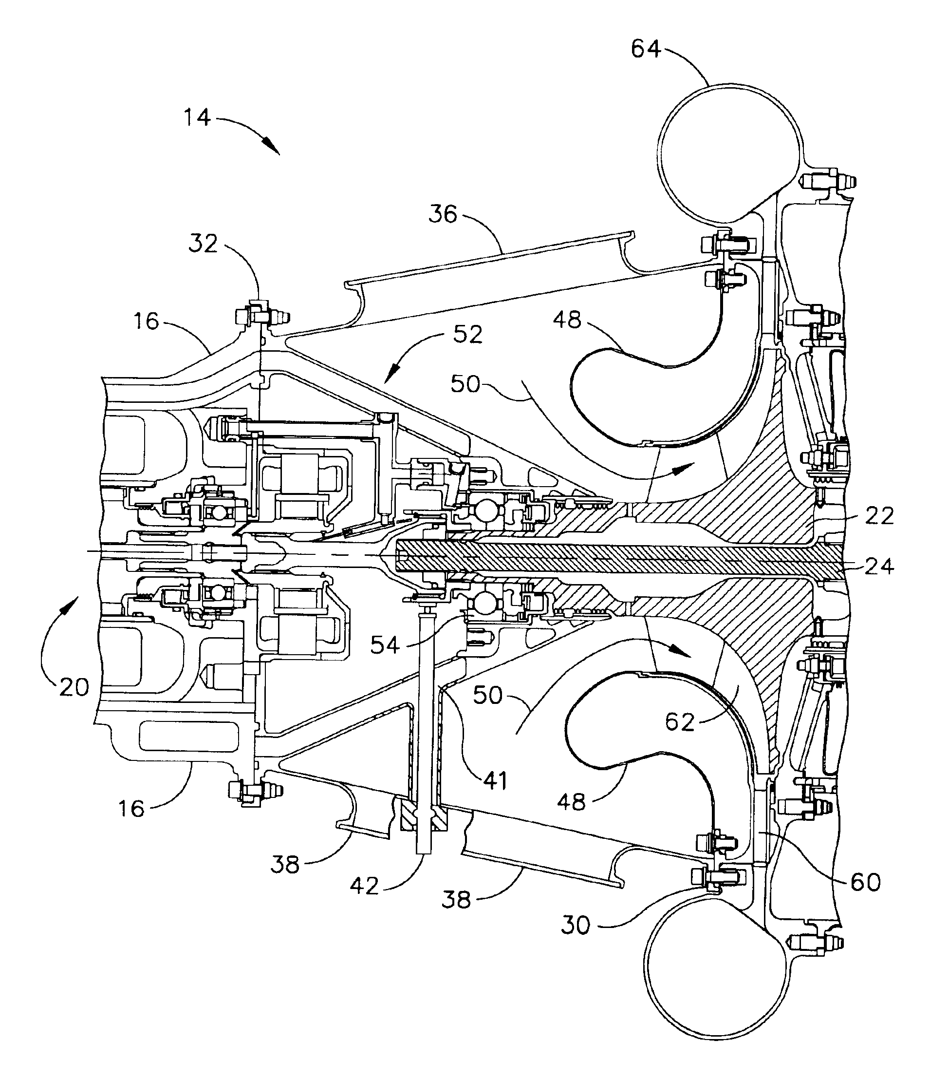 Integral compressor housing of gas turbine engines