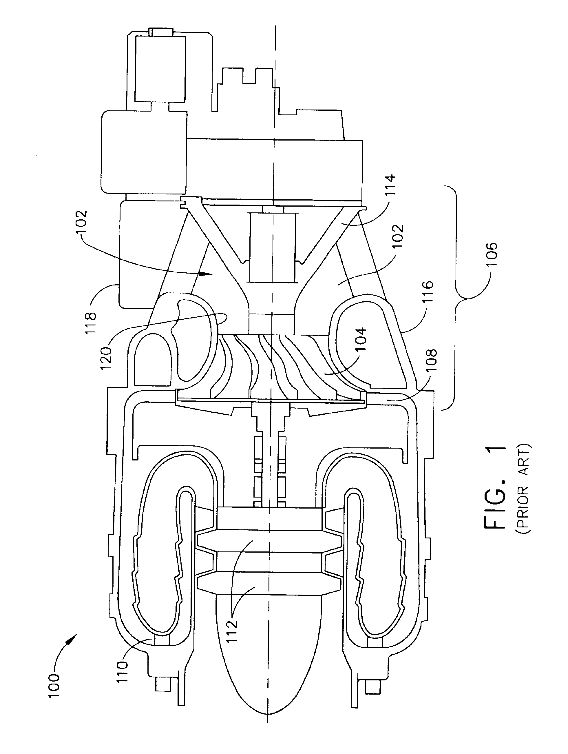 Integral compressor housing of gas turbine engines