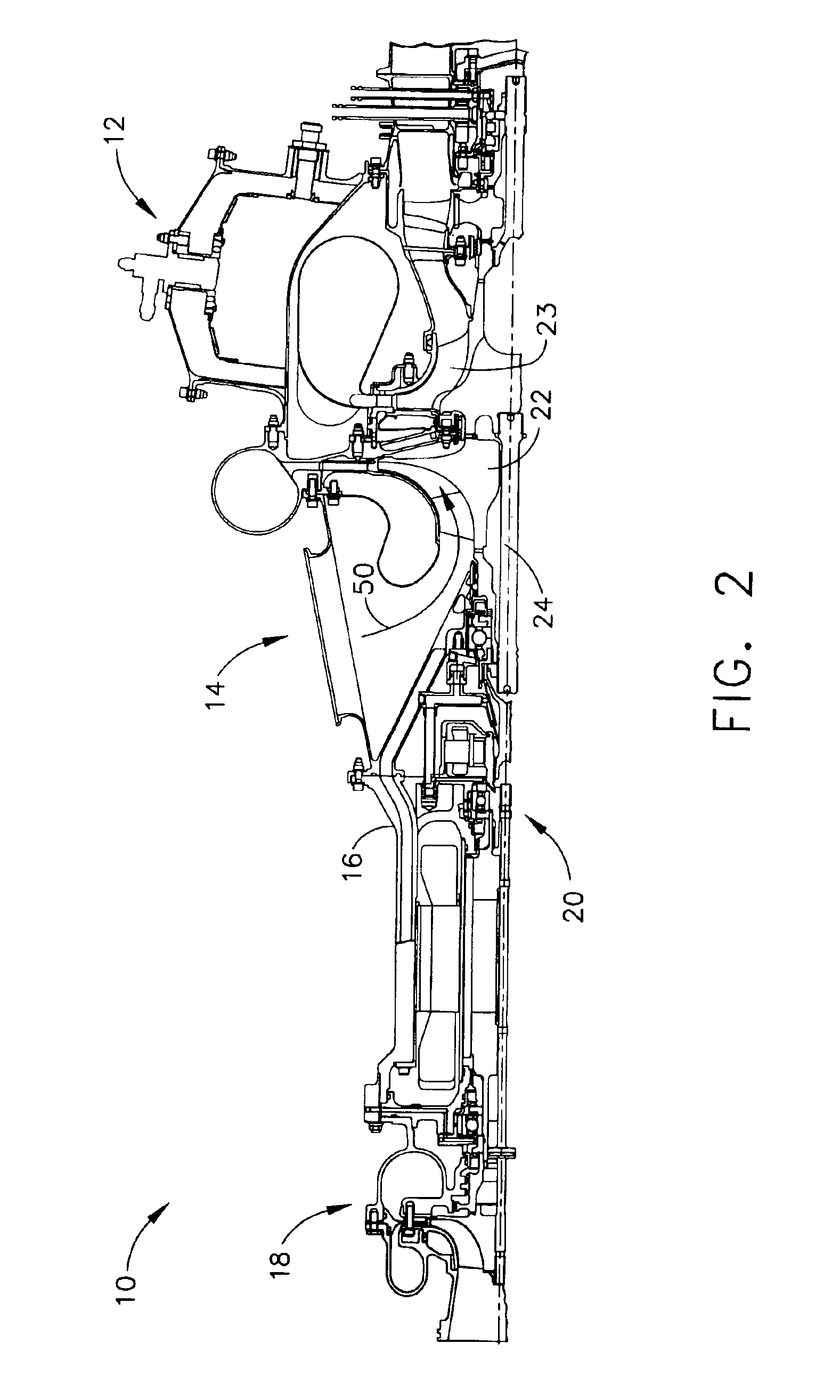 Integral compressor housing of gas turbine engines