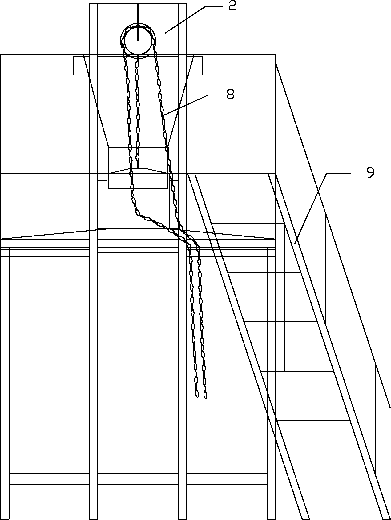 Experimental apparatus for non-constant debris flow