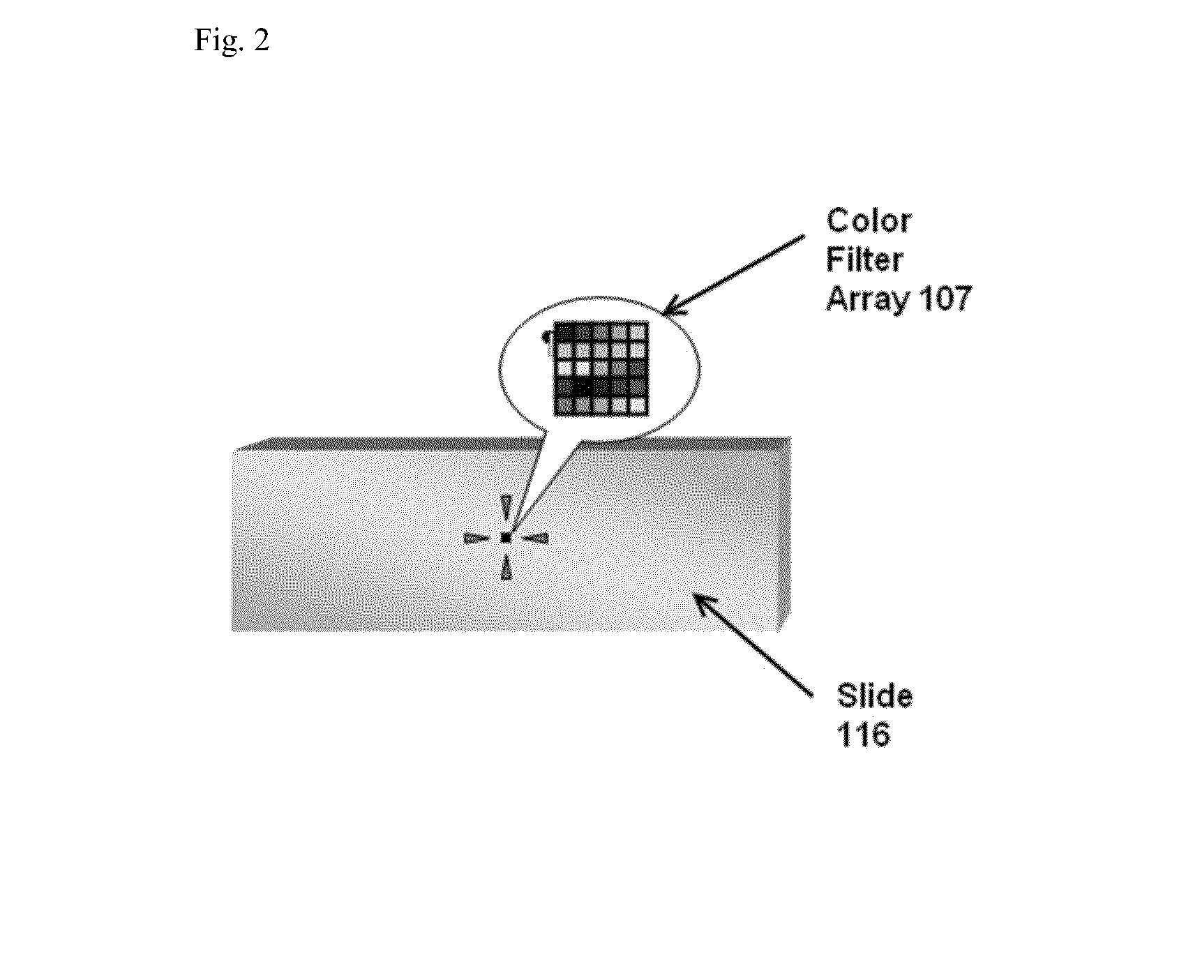 Reference color slide for use in color correction of transmission-microscope slides