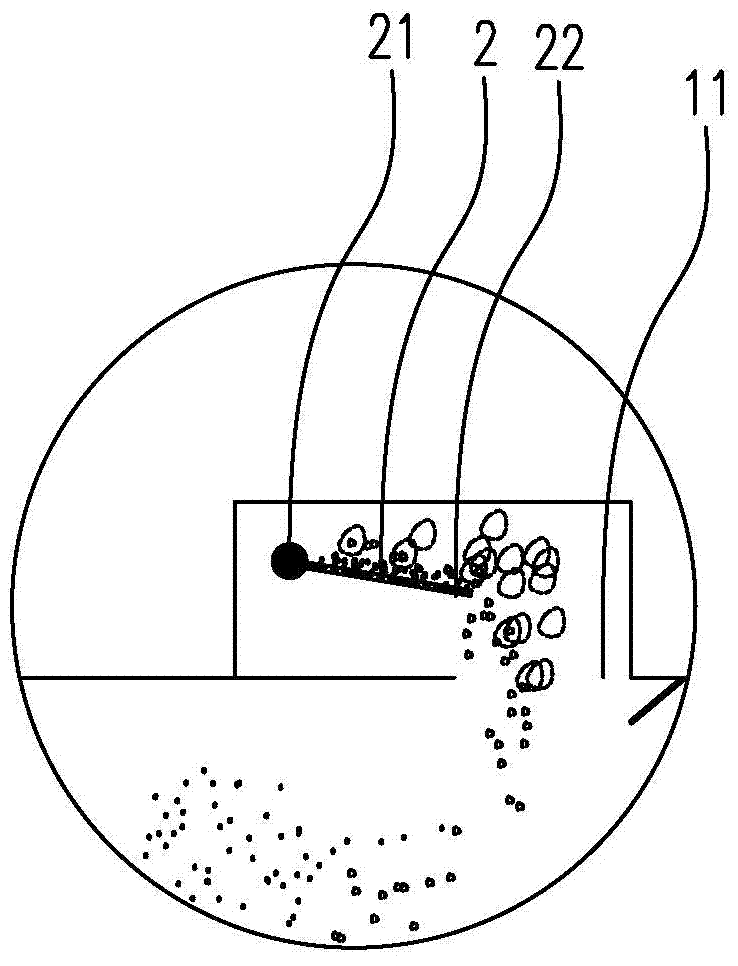 Wind power sand selecting device with adjustable product fineness modulus