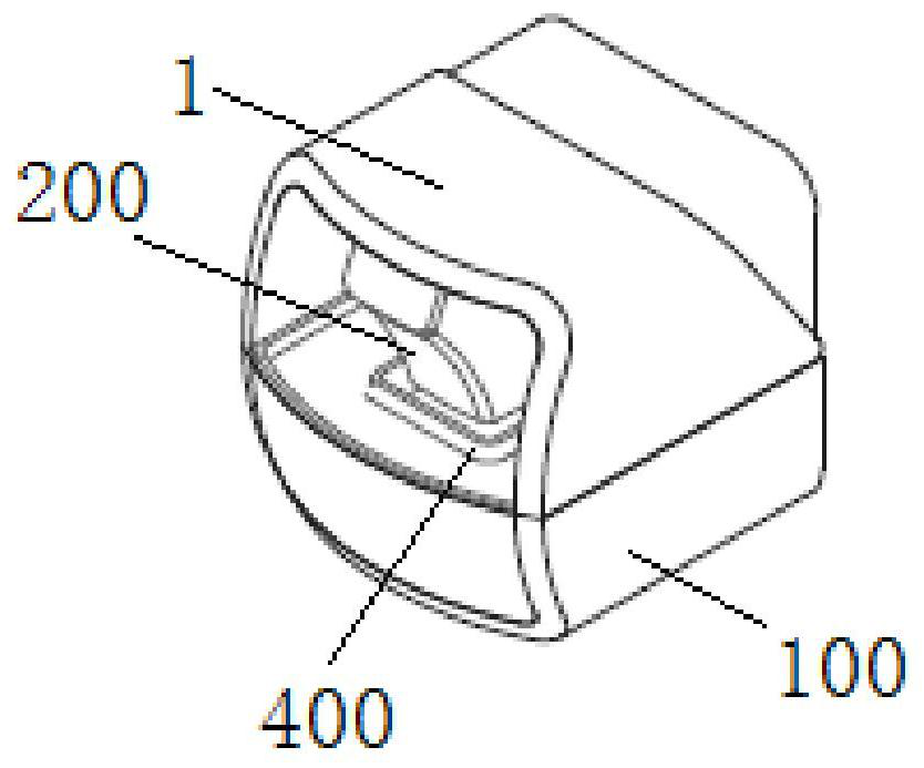 An ultrasonic cleaning device