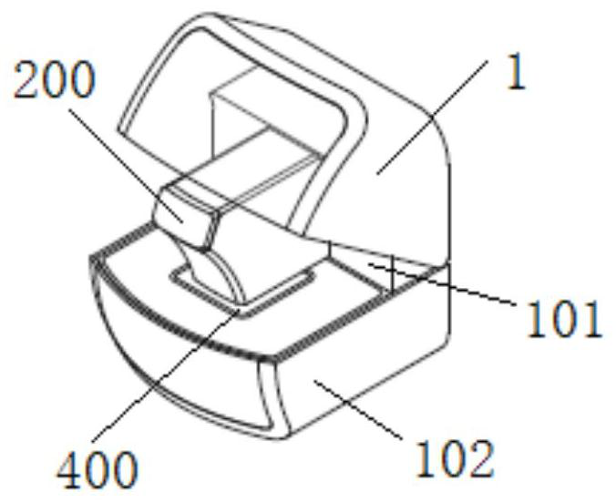 An ultrasonic cleaning device