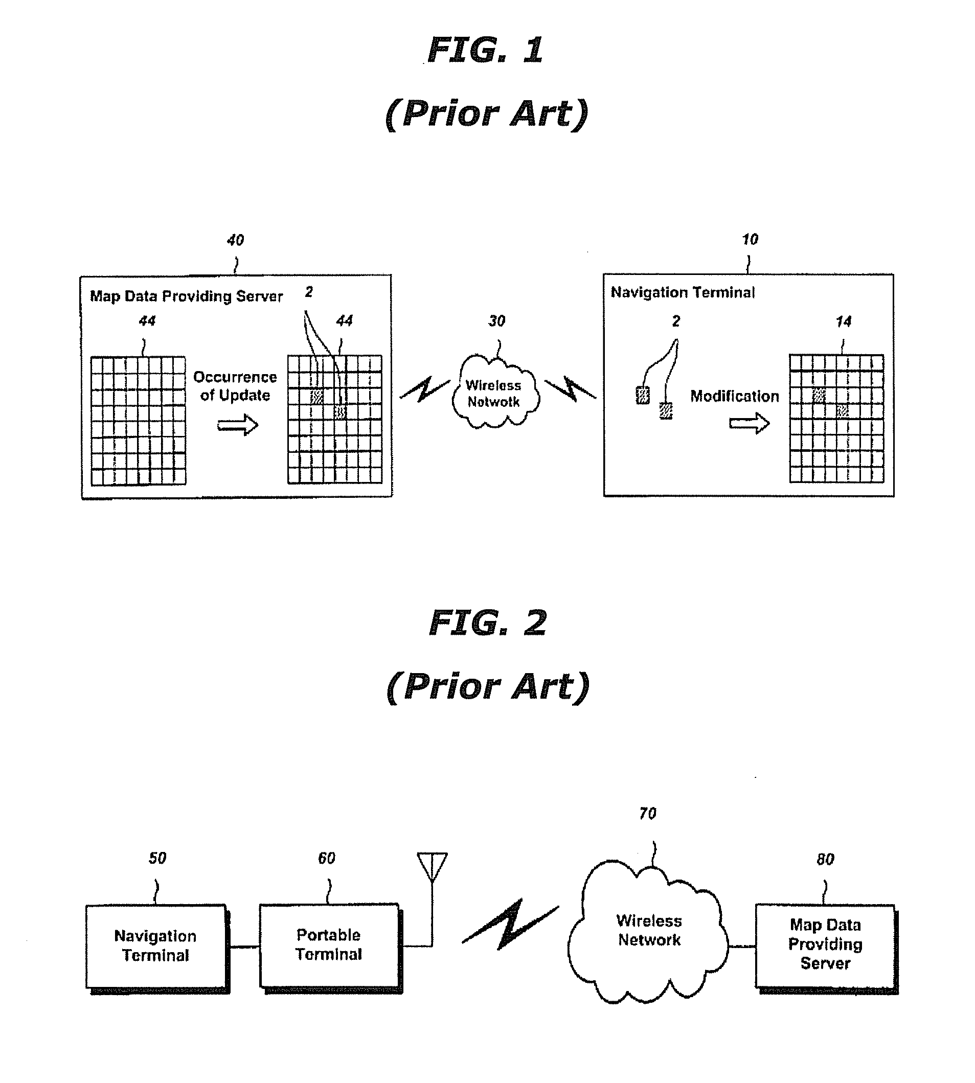 Navigation system for updating partly map layers, and method for the same