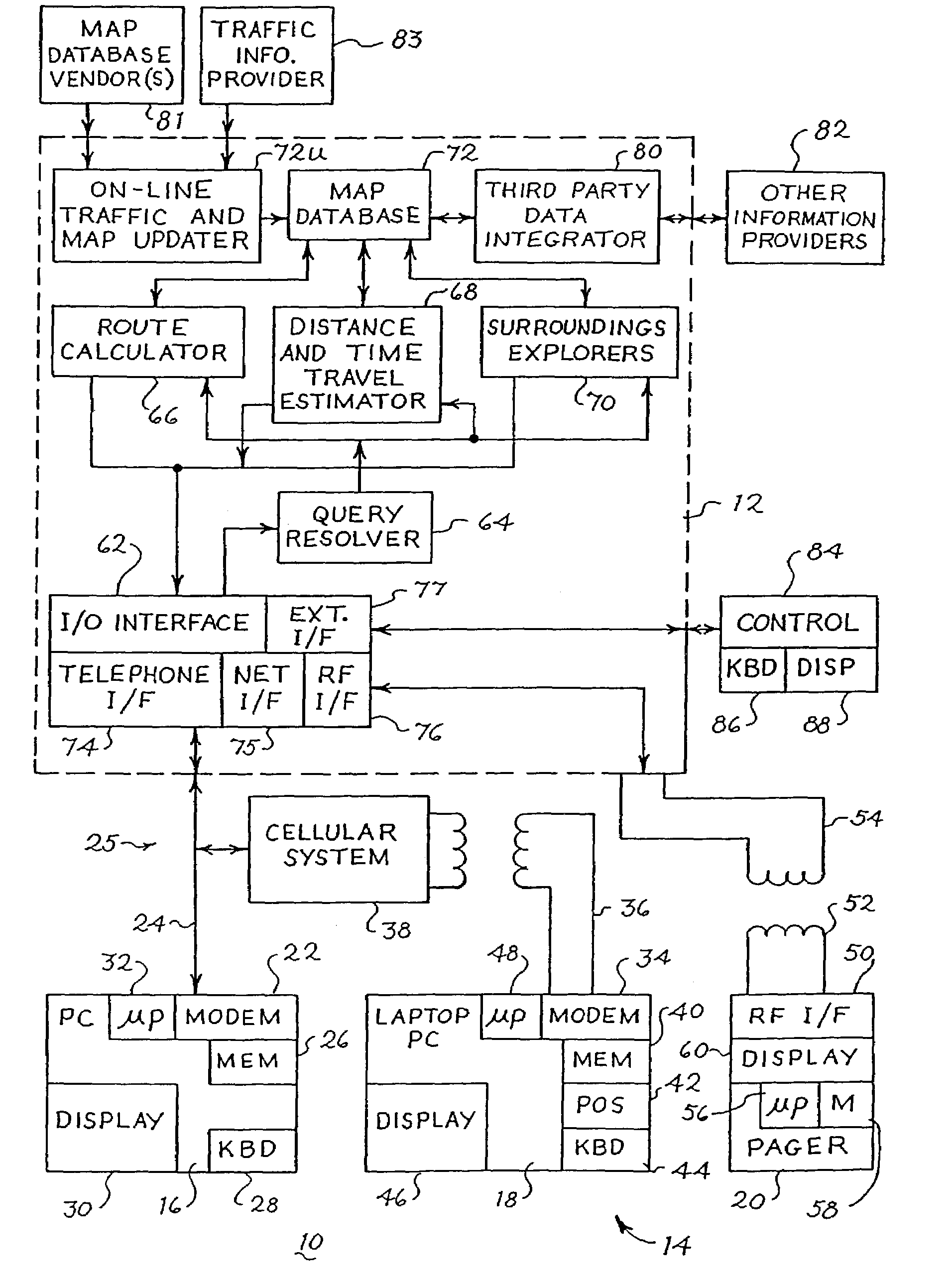 Electronic navigation system and method