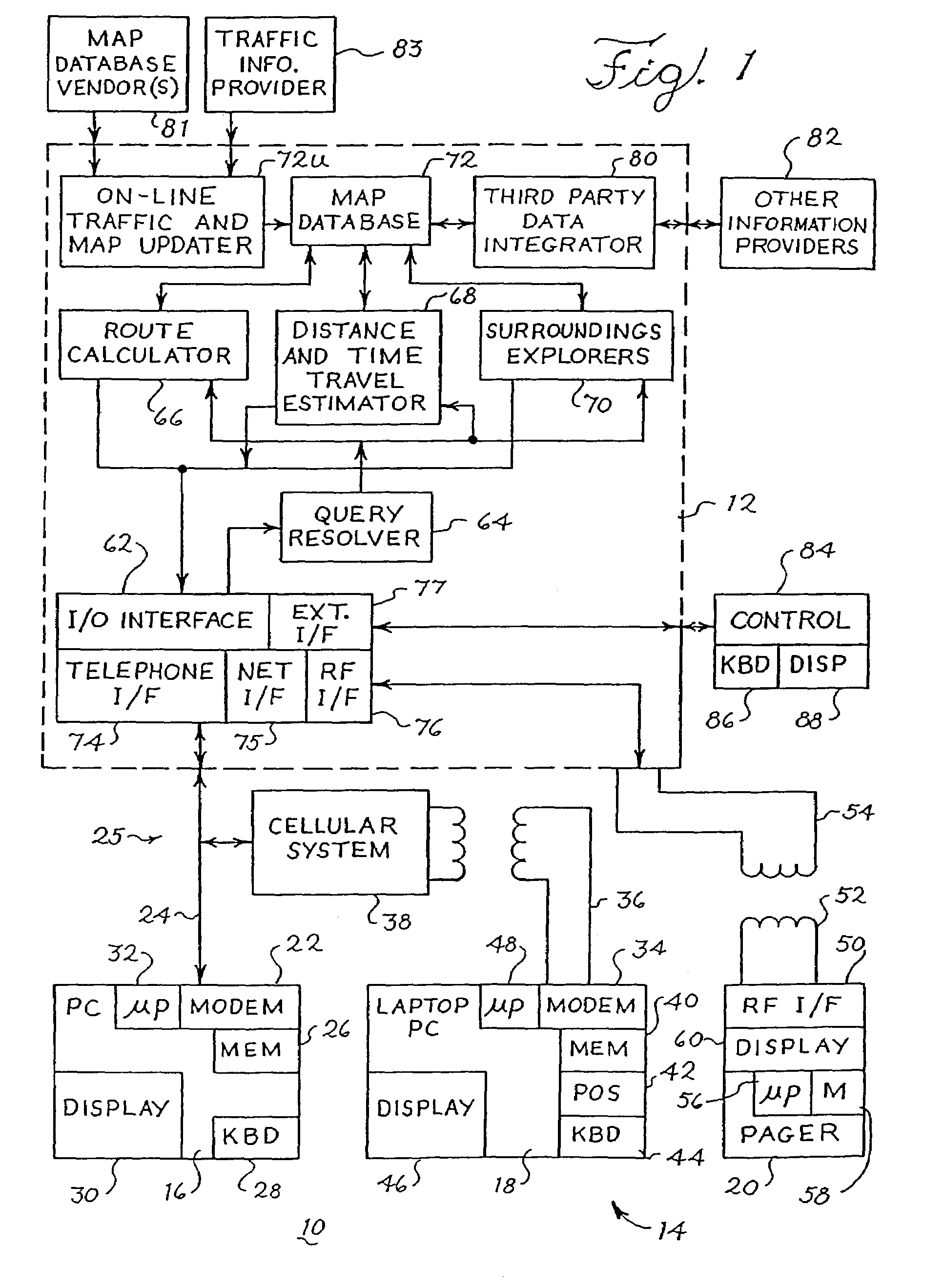 Electronic navigation system and method