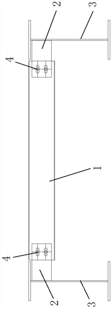 Multi-storey and high-rise prefabricated steel structure non-composite floor supporting system and construction method thereof