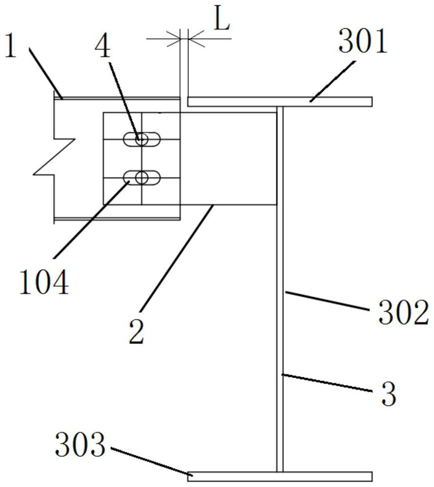 Multi-storey and high-rise prefabricated steel structure non-composite floor supporting system and construction method thereof