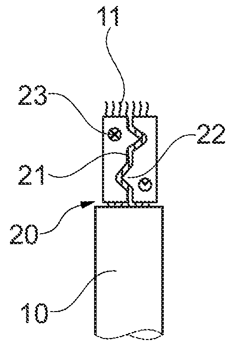 Crimp connection system for electrical cables comprising a fastening sleeve