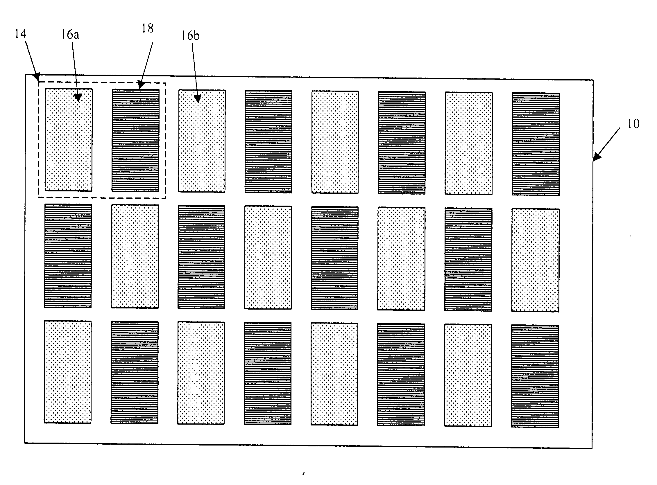 High resolution display for monochrome images with color highlighting