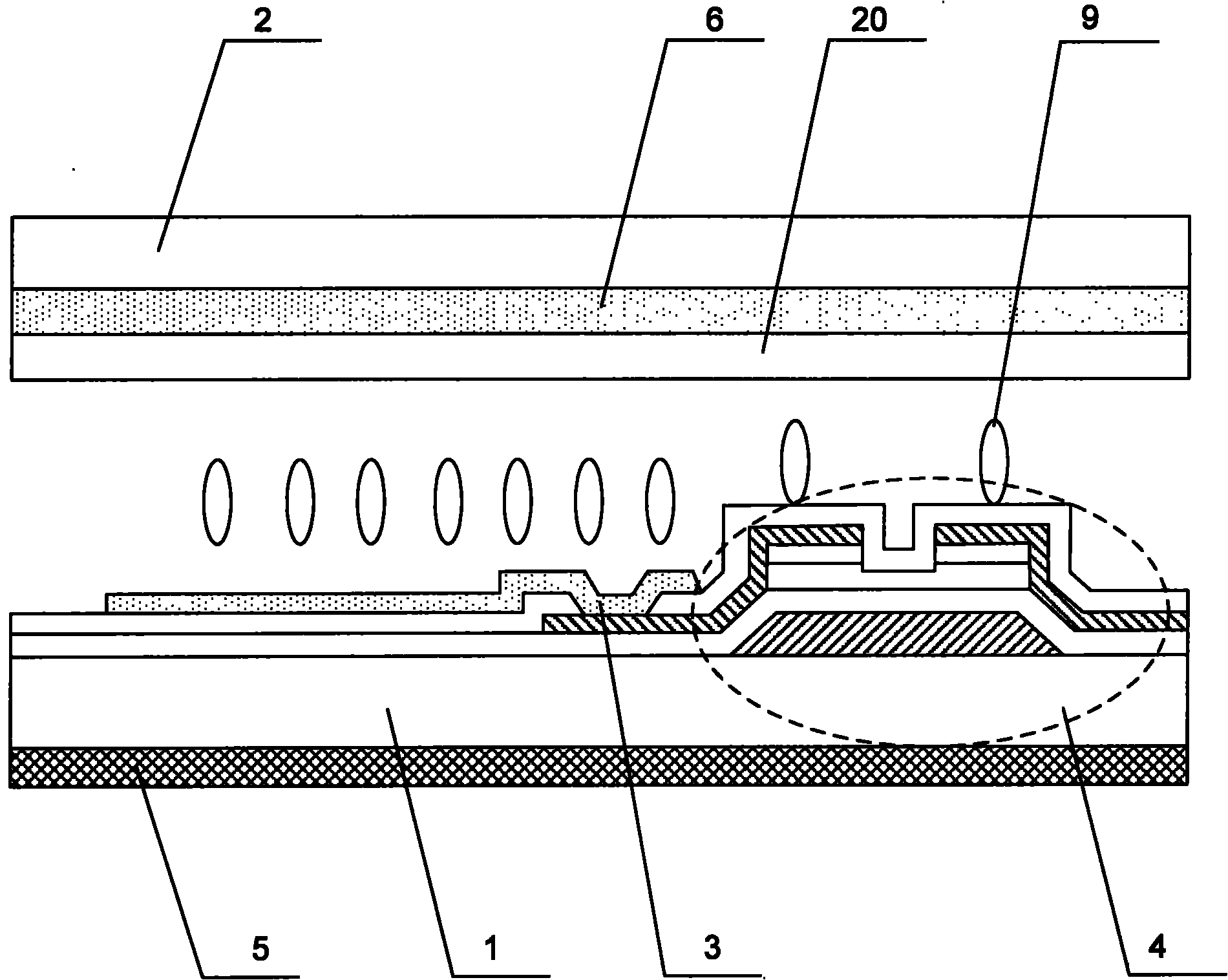 Total-reflection liquid crystal display