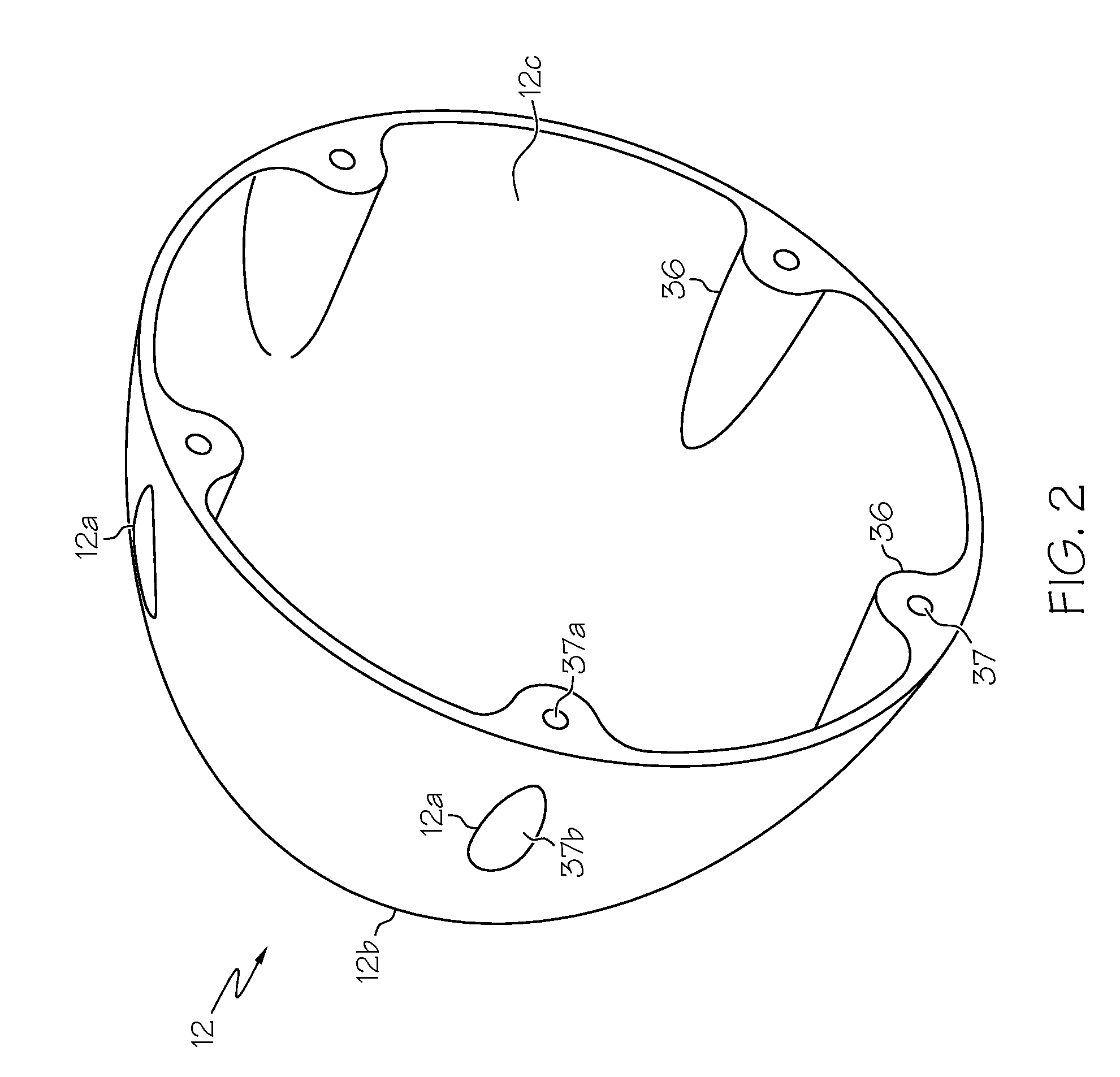 Heated engine nose cone using spiral channels