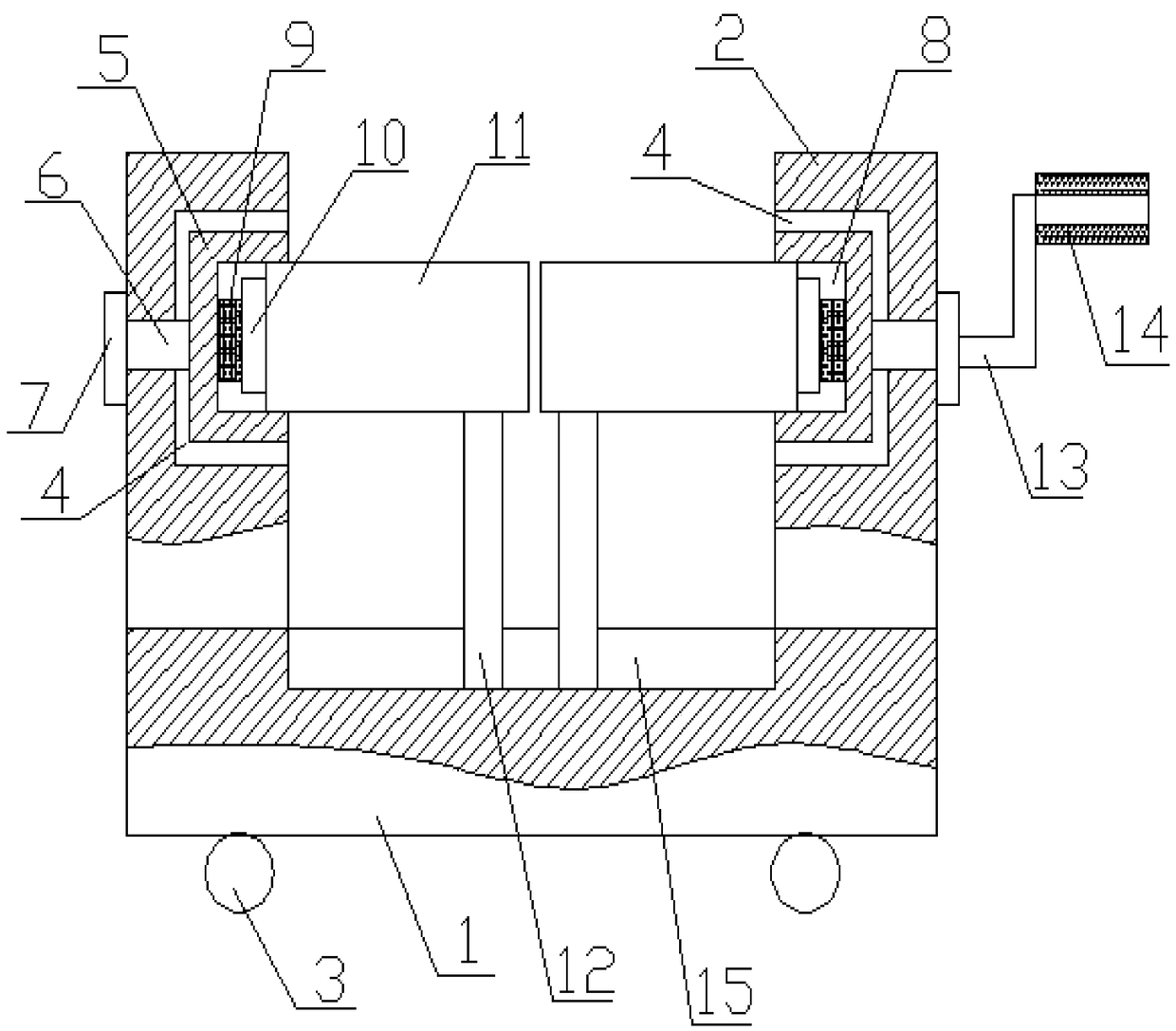 Welding device of pipe fittings