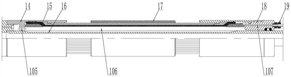 Span-type oil testing and re-fracturing tool system