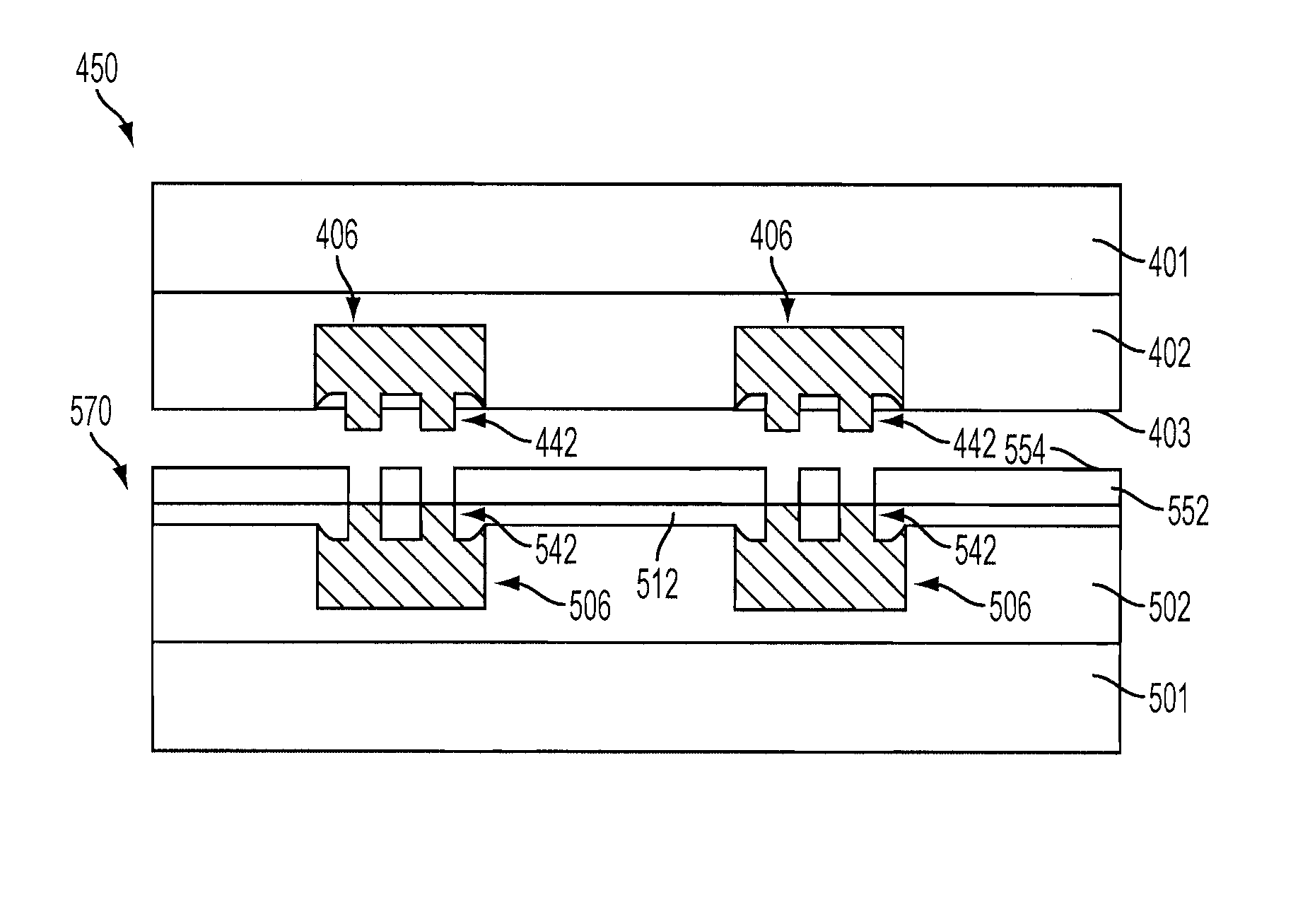 Bonding surfaces for direct bonding of semiconductor structures