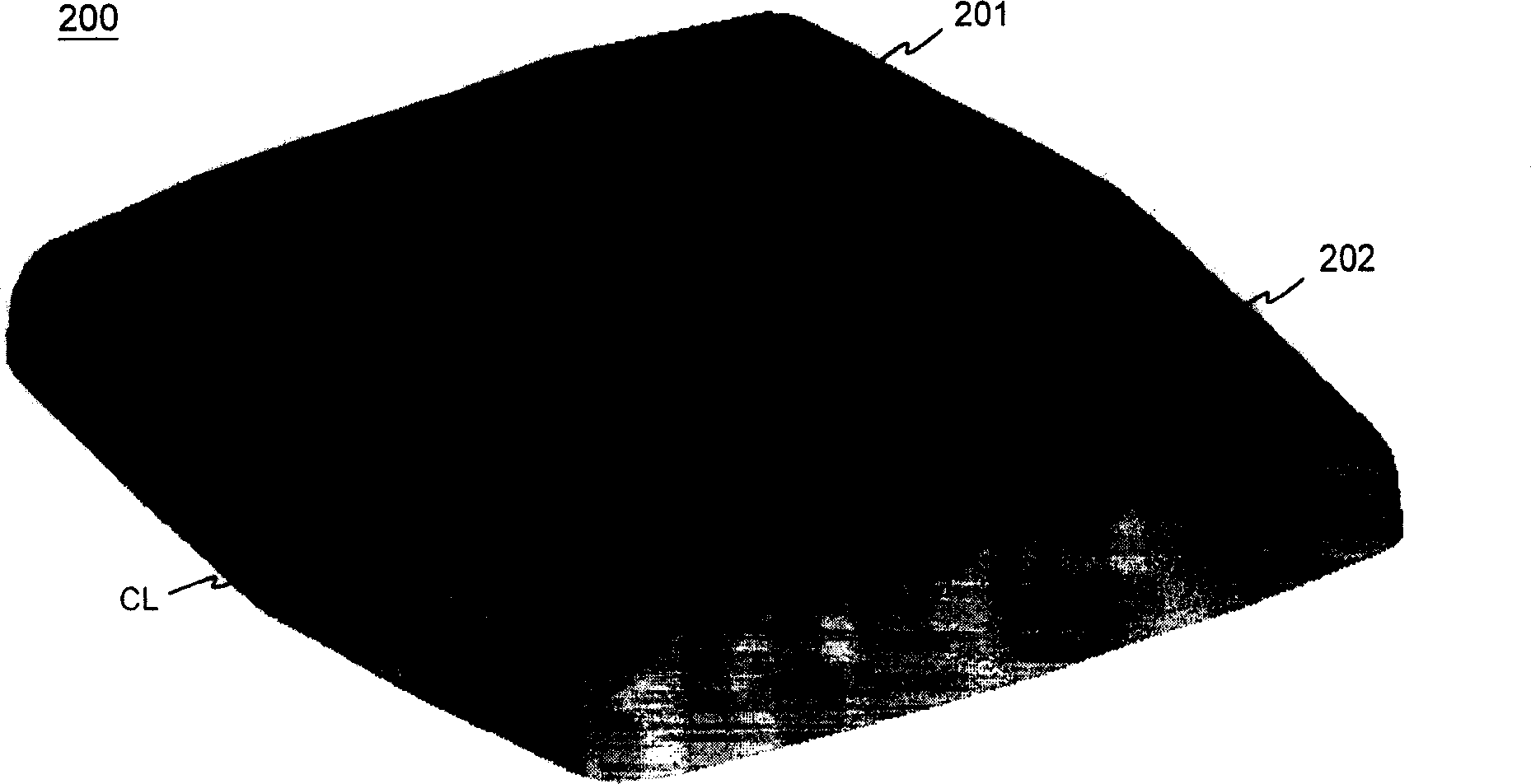 Built-in antenna mfg. method and antenna and radio device with built-in antenna