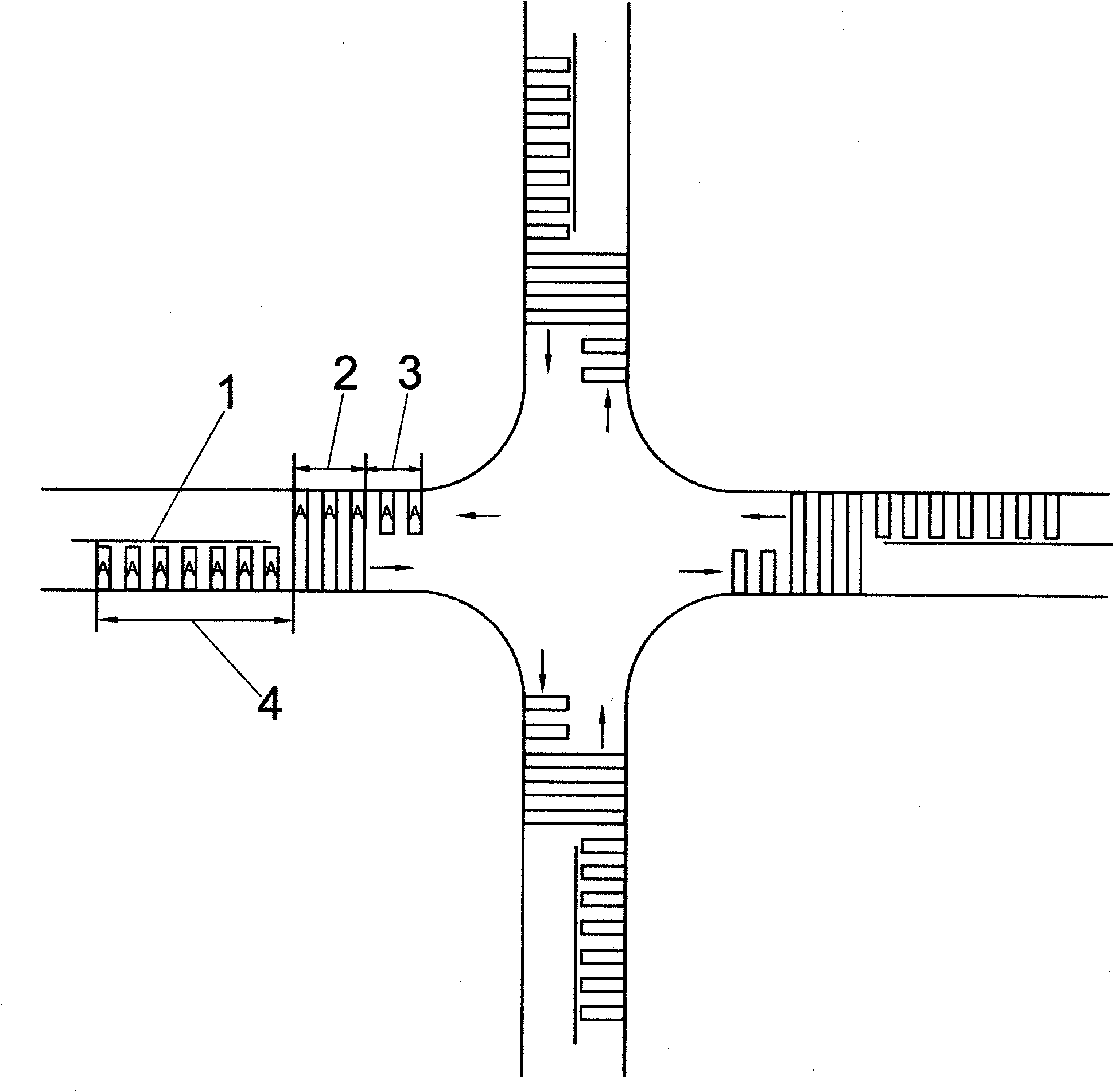 Low sloping deceleration strips