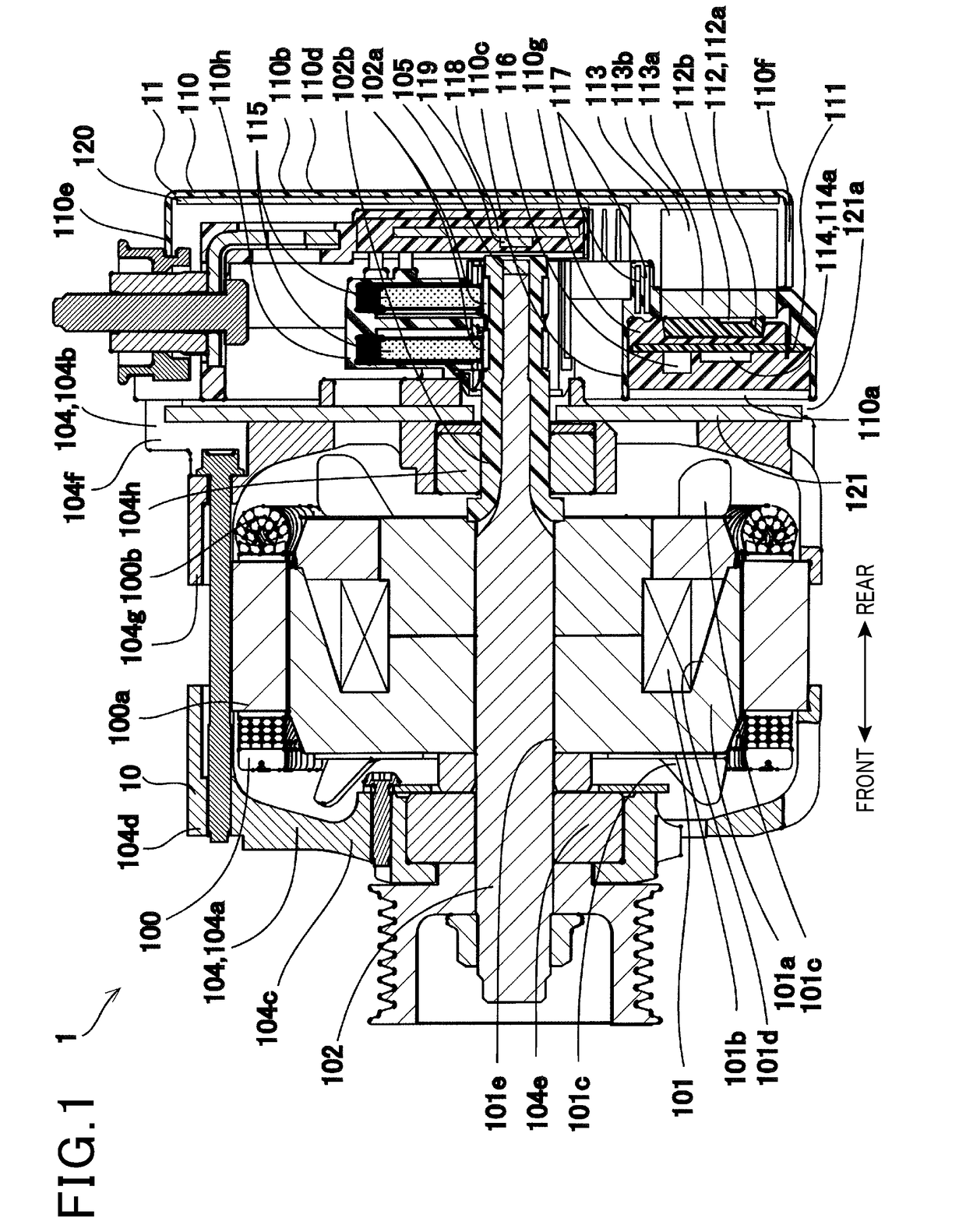 Controller-integrated rotating electrical machine