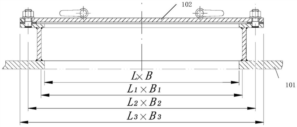 Design method, system, and device for rapid trepanning of outfitting of ship, and medium