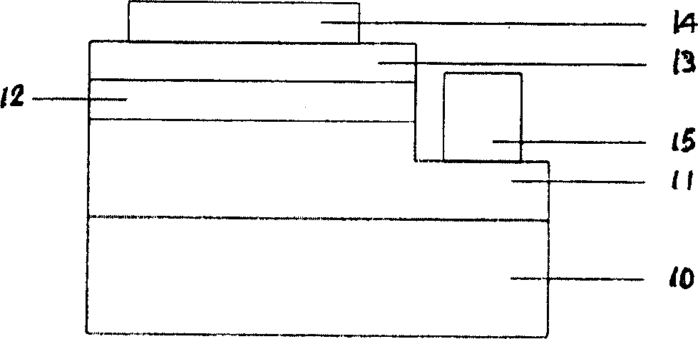 Method for making GaN-based LED with back hole structure