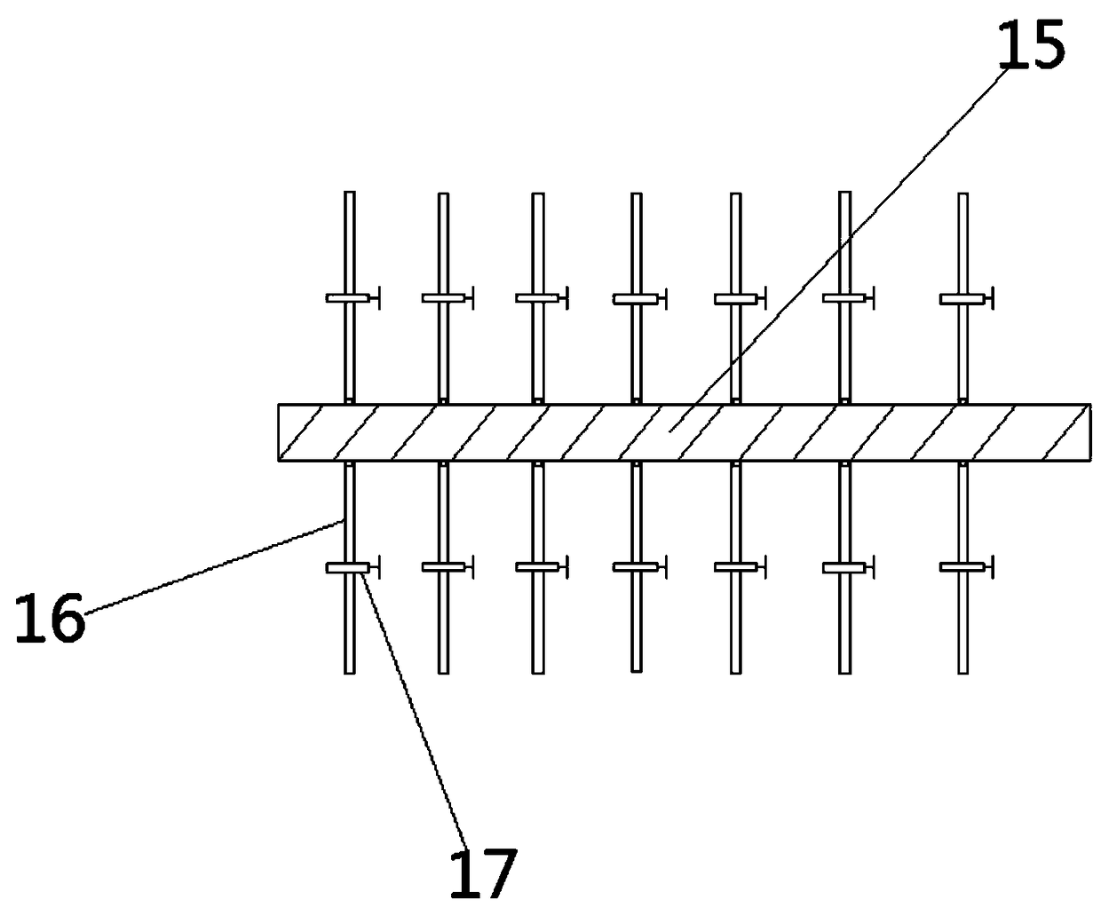 Fertilizing device for traditional Chinese medicine materials