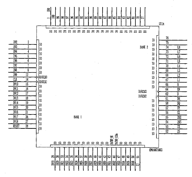 Electric control system for crane