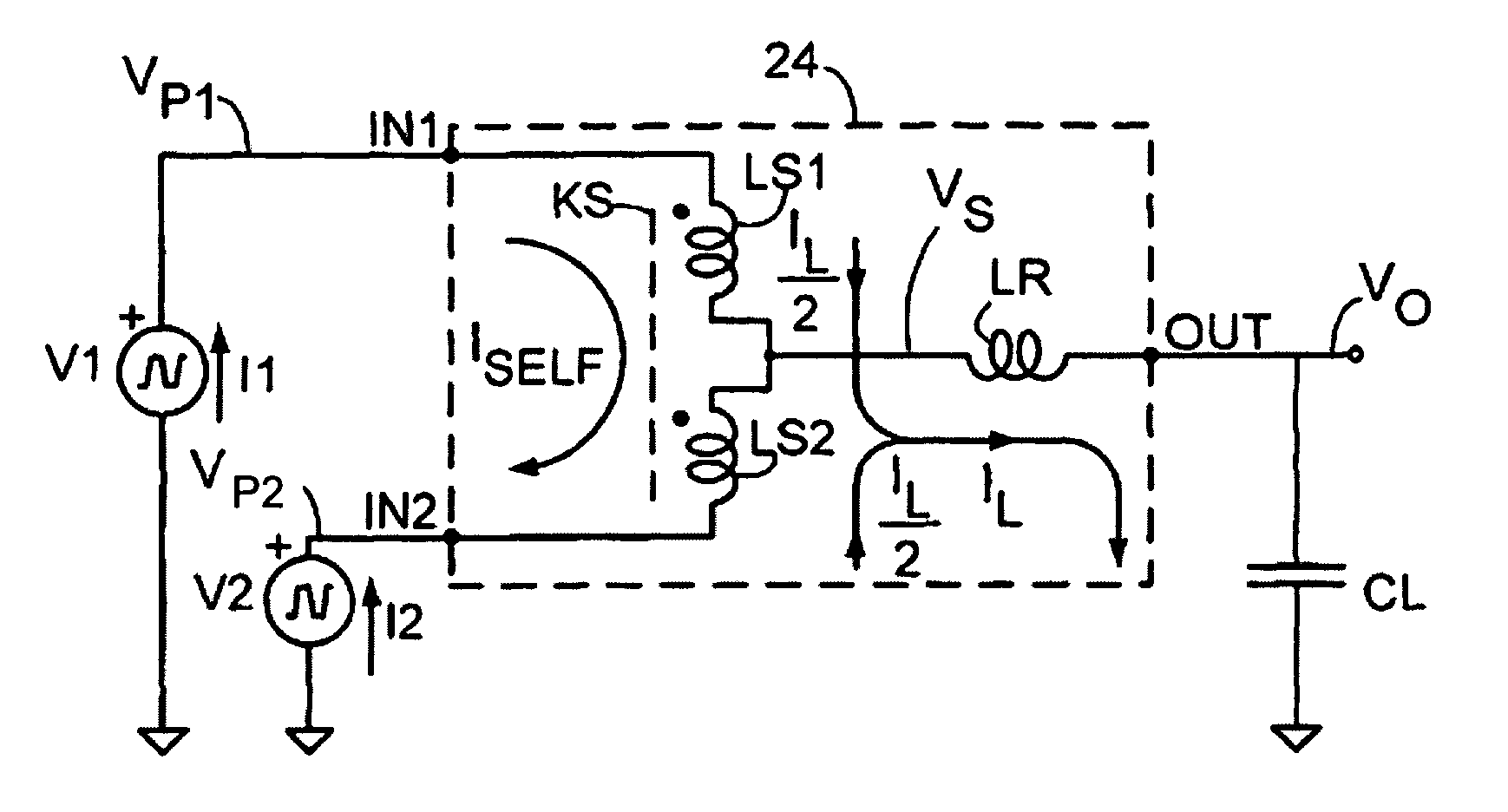 Resonant logic driver circuit