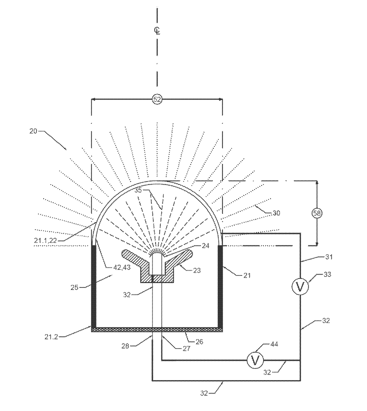 High dose output, through transmission & relective target x-ray system and methods of use