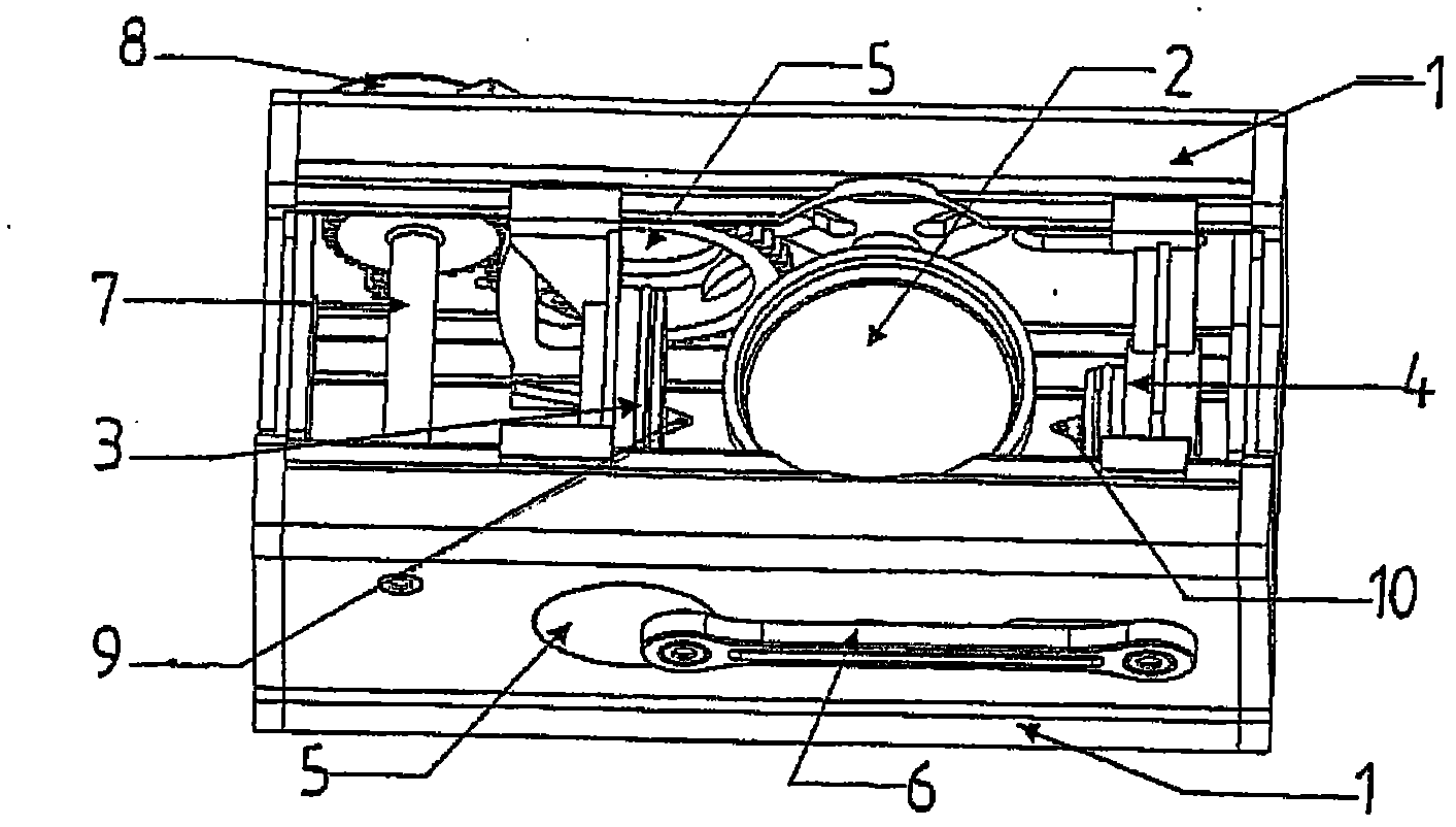 Brewing assembly for an automatic hot-drink machine