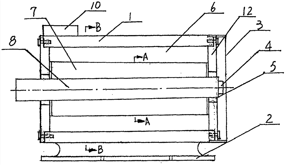 Unipolar-power rotary switch contact resistance motor