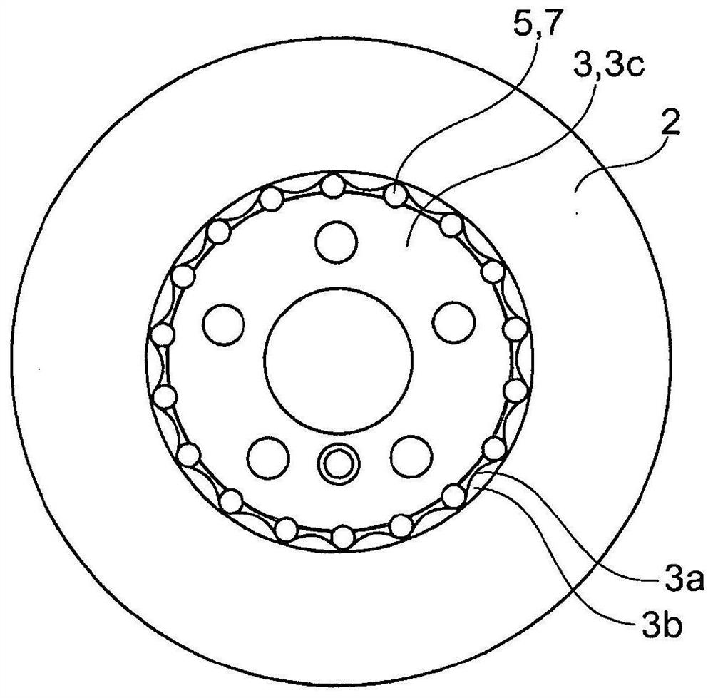 Brake disc for a vehicle