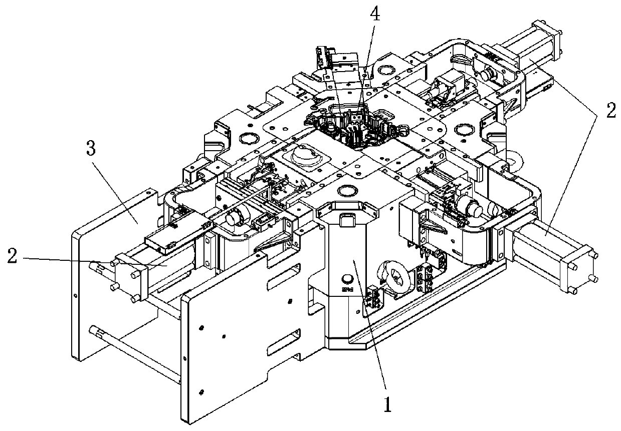 Gearbox cavity die moving die