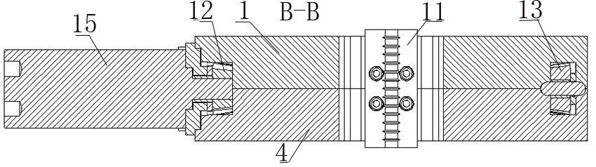 Open type three-jaw self-centering chuck