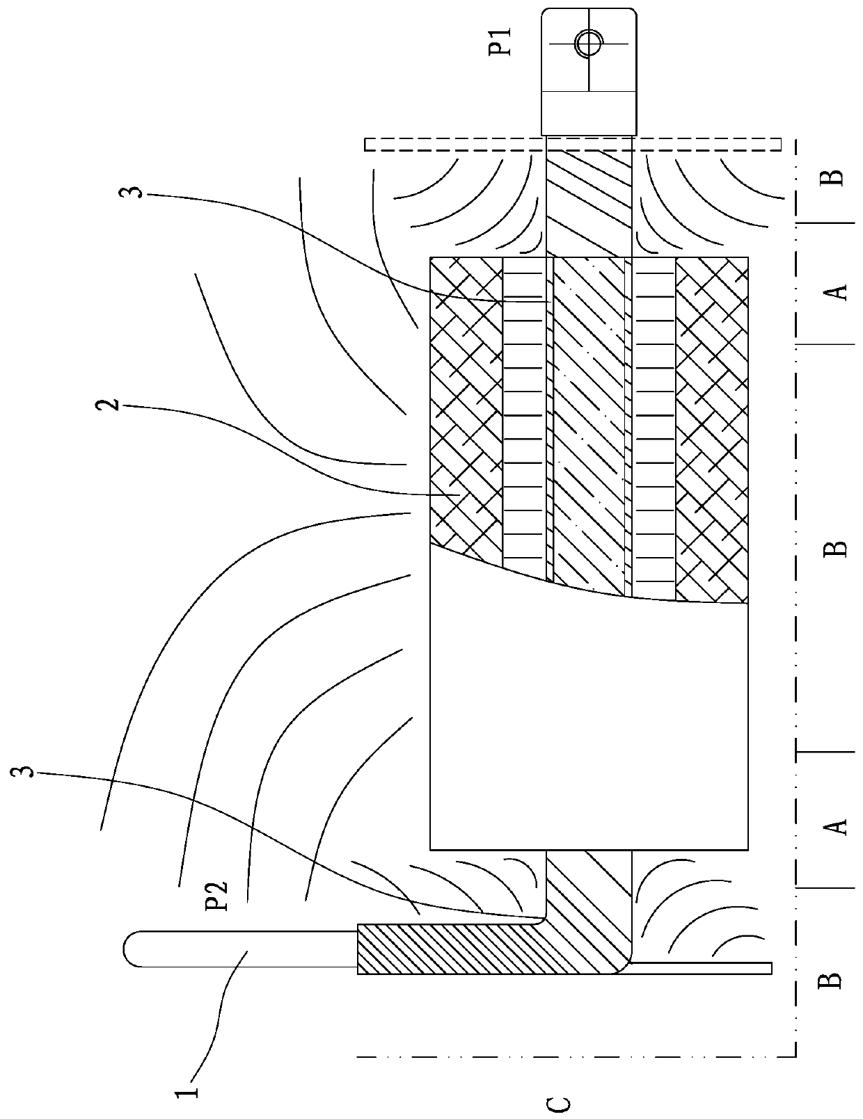 The Method of Equalizing the Field Strength Inside the Medium-Voltage Transformer