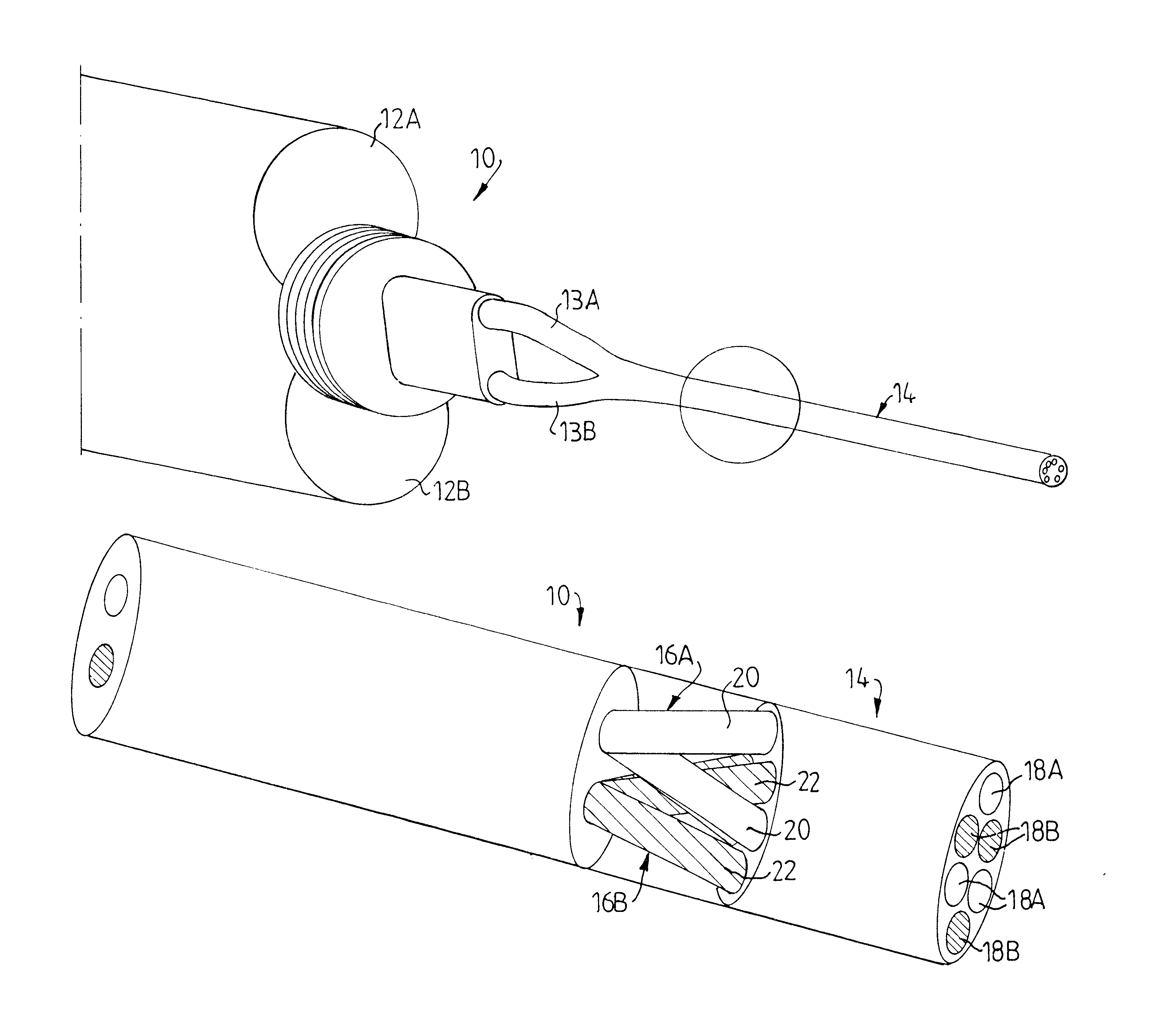 Device and method for dispensing at least two mutually reactive components