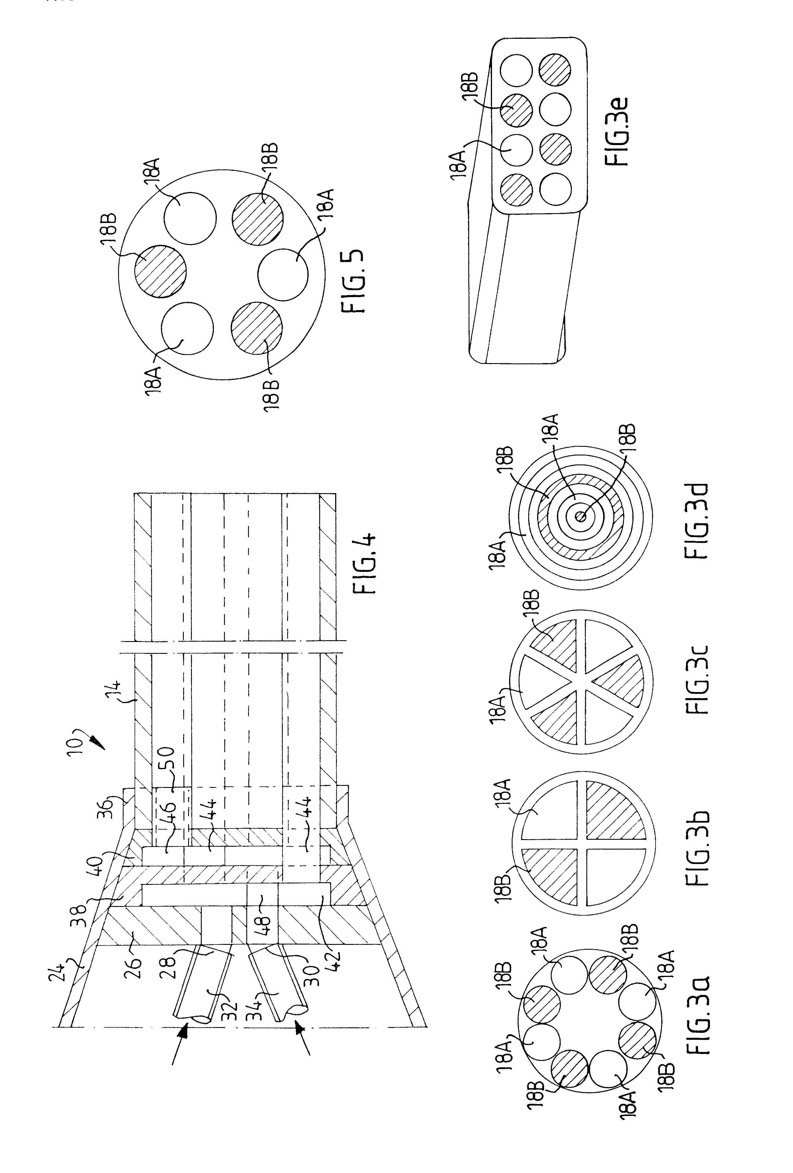 Device and method for dispensing at least two mutually reactive components