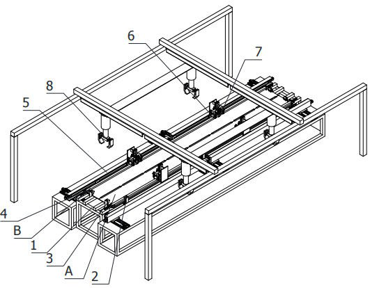 Bias-rail type girder automatic welding equipment