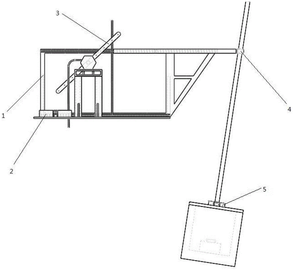 A ship model forced rolling experimental device