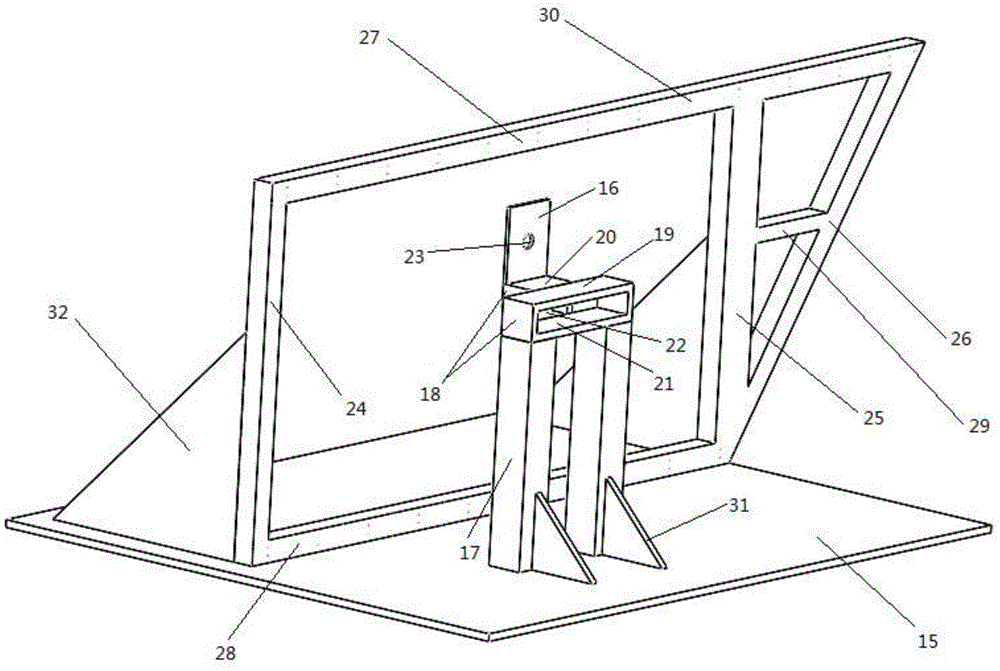 A ship model forced rolling experimental device